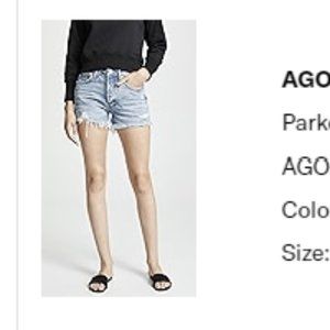 AGOLDE Parker Vintage Cut Off Short